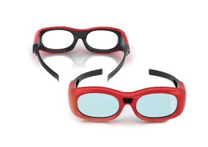Small-sized Cinema 3D Glasses logo